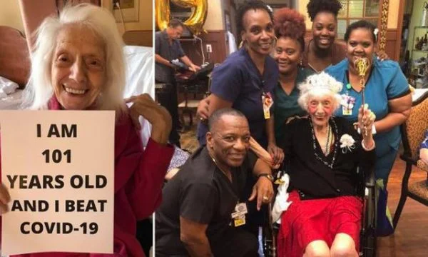 Ragazza di 101 anni che overcame influenza suina, cancro e Coronavirus