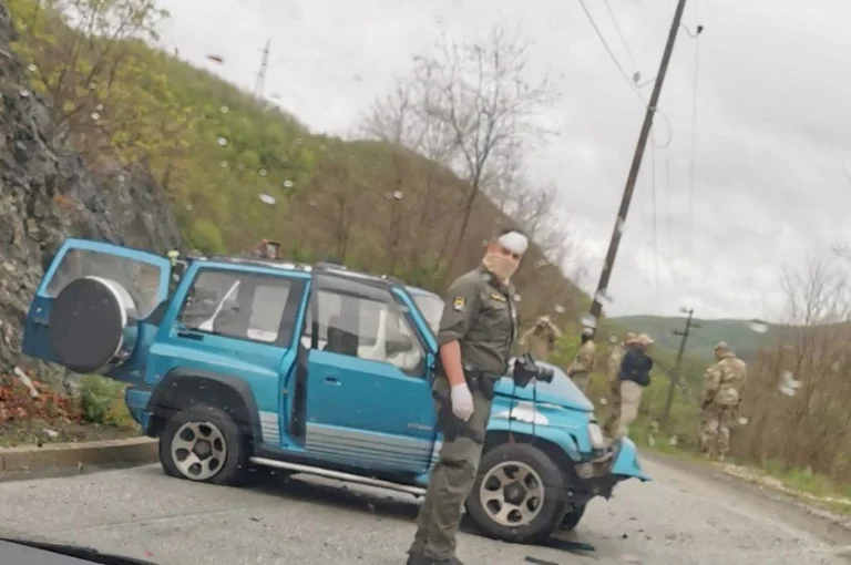 KFOR Autounfall im Norden Kosovos