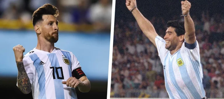 Z. Le tanneri argentin compare les deux géants : Maradona était un art pur, et Mess est une personnalité de dessin animé.
