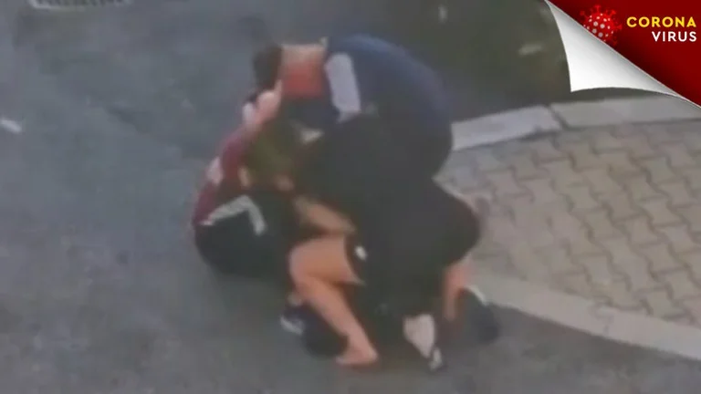 Après 40 jours, il a vaincu le coronavirus, le moment excitant de rencontrer les membres de la famille de Rome