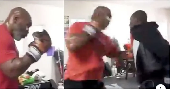 As 53-year-old, Mike Tyson shows that there is still speed and terrifying power before the sensational return to the ring