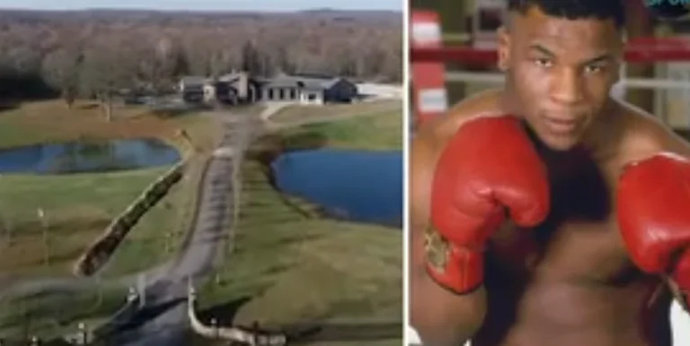 This is former Mike Tyson's residence that turned into a church he sold after being convicted of rape.