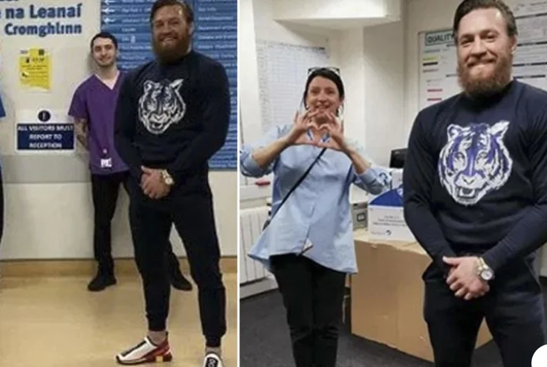McGregor risponde al ministro irlandese, dona 50.000 maschere e attrezzature di ossigeno ai bambini nel suo ospedale locale.