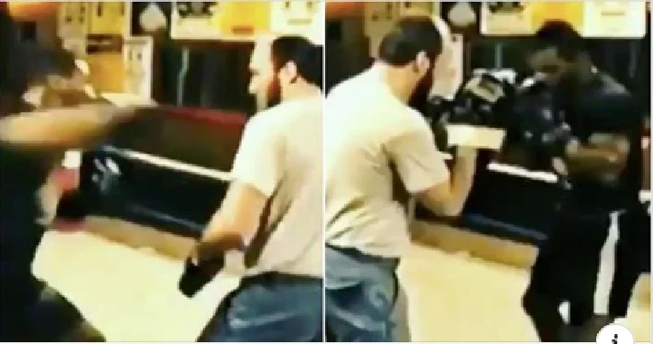 Rare sights from Tyson's thrilling workout hits and the coach was afraid to stand up