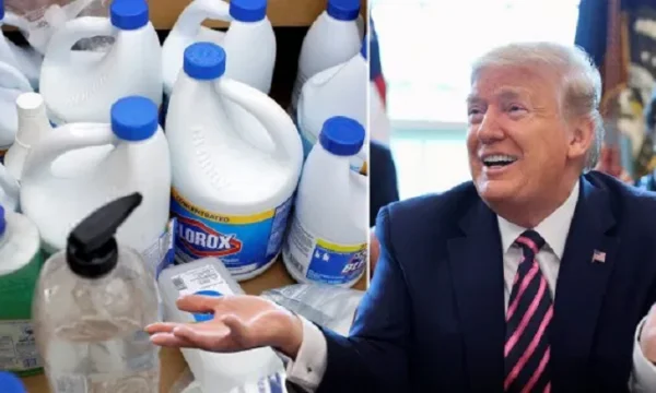 The American drinks half a disinfectant liter after Trump said it cures the coronobrus