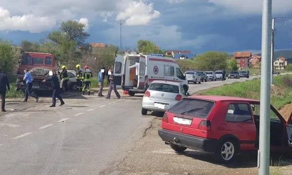Podujevo Unfall, einige verletzte an QKUK