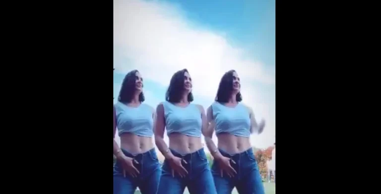 Jansilla Myrtezaj comes with attractive social networking dance