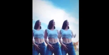 Jansilla Myrtezaj est livré avec la danse de réseautage social attrayant