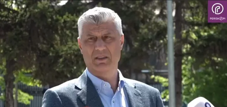 Thaci: Le Silence International Amnitoyed Crime et le génocide La Serbie a commis au Kosovo