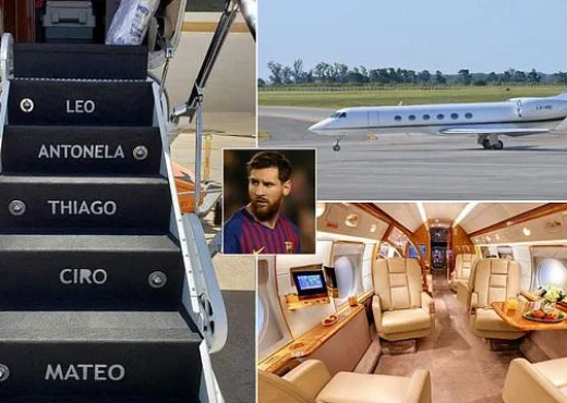 Dies ist Leonel Mess's 12m-euro plane