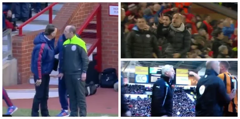 Moments from coach fights:share, red card, and first fat as punishment