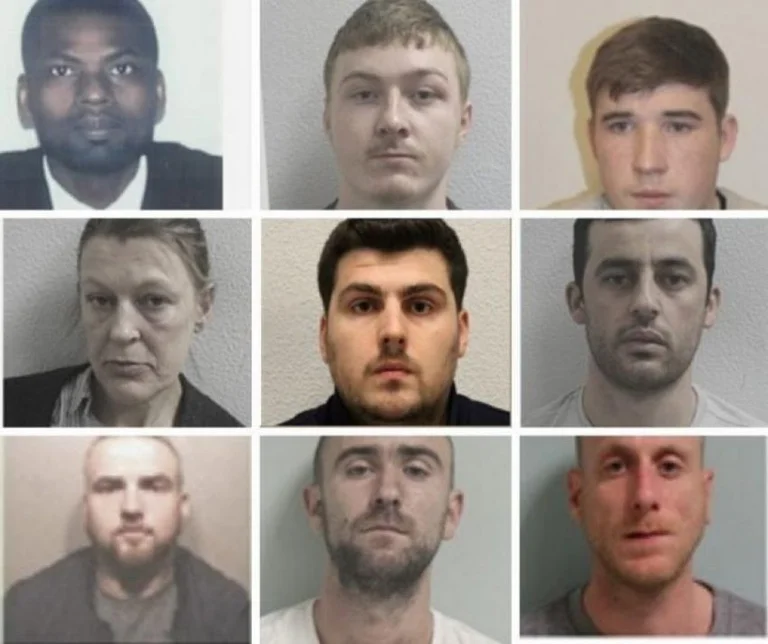 Nove criminali più ricercati nel sud di Londra, tra cui uno albanese
