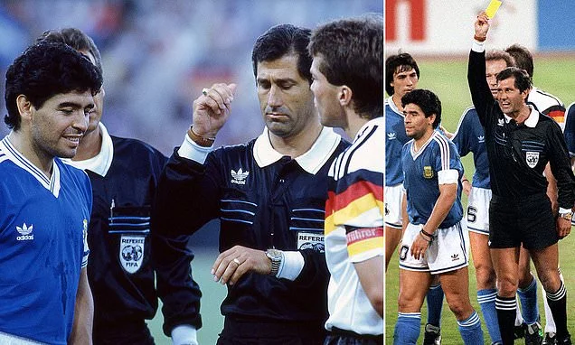 Dies ist der Richter, der Maradona zu einem der schlimmsten Menschen nannte, die er je bekannt ist.
