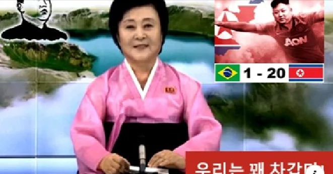 follia nordcoreana: la gente pensa che siano campioni del mondo dopo che siamo giù il Brasile 20-1.