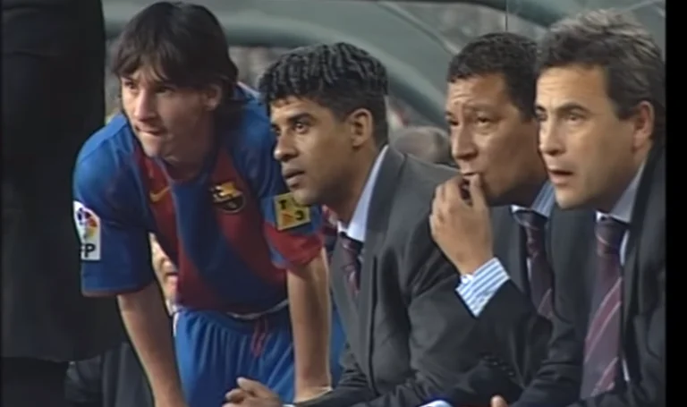 Este es el primer objetivo de Messy con Barcelona.