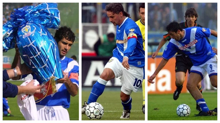 They're at the bottom of the table, but this was Brescia's golden age when Roberto Baggio of Pep Guardio