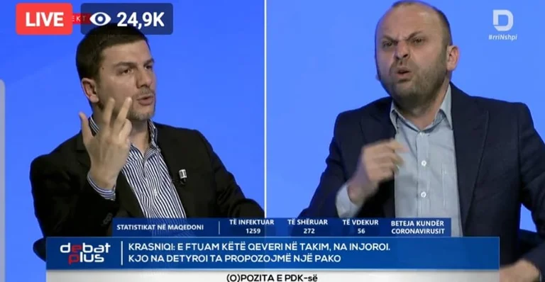 Memli Krasniqi clashs with Imer Mushkolaj: Who are you? You can't talk to PDK.