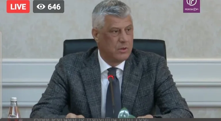 Thaci chiede ai leader: Vuoi nuove elezioni o nuovi governi?