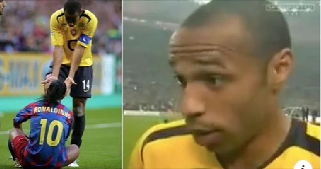 Ich bin nicht Henrys brutale Aussage nach CL vs Barcelona im Jahr 2006, nie vergessen zu werden.