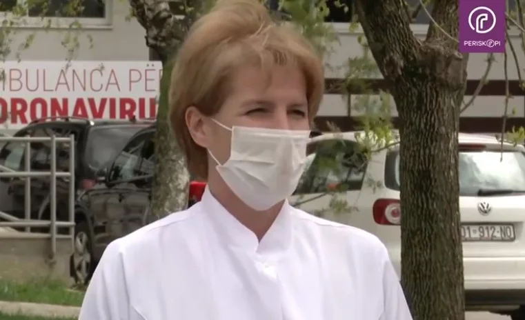 Incluso una mujer embarazada de coronavirus está mintiendo en la Clínica Infecciosa.