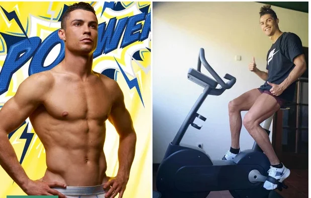 CR7 shows superhuman feet as the brutal regime of training continues