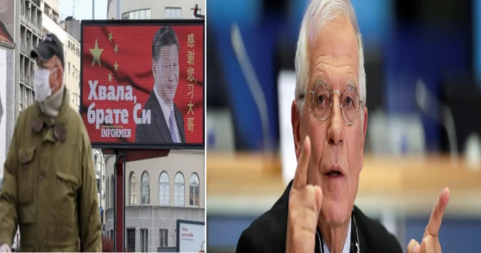 Borrel: Beogradi i mbushur me bilborde të presidentit të Kinës, kurrë nuk kemi parë ta falënderojë BE-në