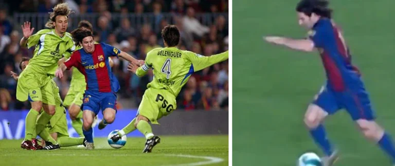 C'est le spectaculaire but de Messi, 19 ans, contre Getafes.
