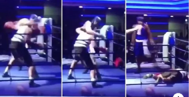 Joshua had once shot his opponent so brutally that he had his guard removed from his head