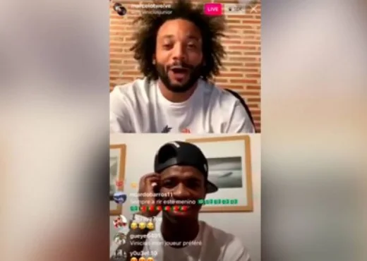 Marcelo und Vinci tun, was es braucht, um den Modric-Vorfall mit der Polizei zu erzählen.