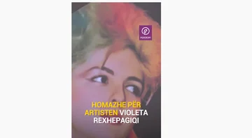 Homazhe për artisten Violeta Rexhepagiqi