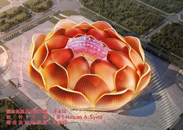 As soon as the coronary crisis passed, the foundation of the 1.5 billion - billion - billion - billion stadium in China is now ready to be laid