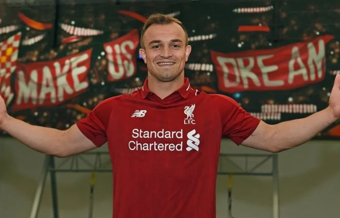 Gerdan Shaqiri no deja de entrenar, sesión de montaña