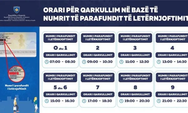 Questo è il nuovo coprifuoco che avrà effetto da mercoledì.