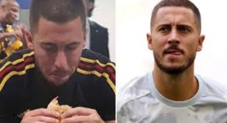 Wie Hazard: Ich versuche nicht zu viel zu essen, aber es ist nicht einfach.