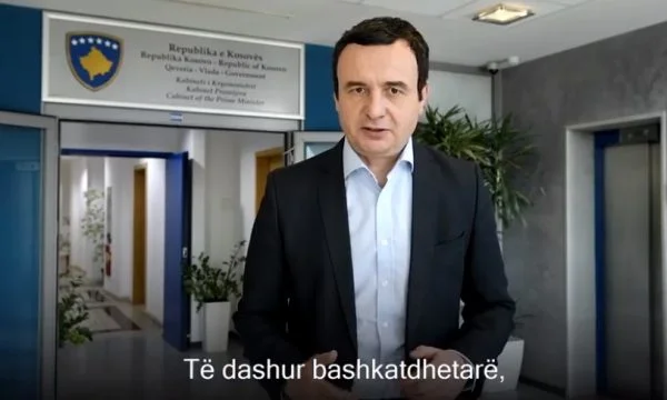 Create Fund: Albin Kurti officially begs diaspora money to help Kosovo with Coronavirus