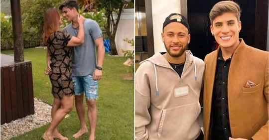 Neymars Mutter in einer Liebesbeziehung mit einem 22-jährigen, 6 Jahre jünger als Neymar