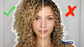 Free and good at home, two super masks that will make your curly looks like a star.