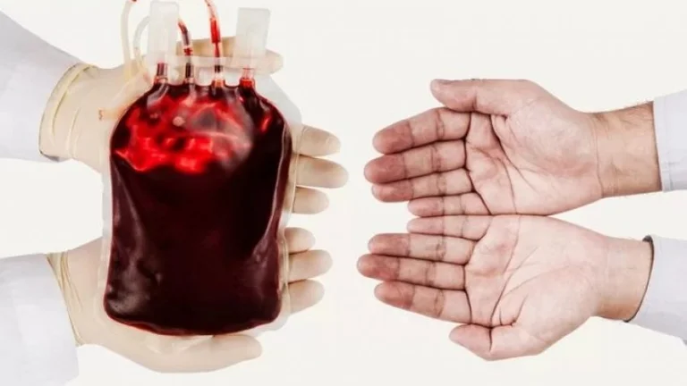 Eine positive AB-Blutspende ist dringend erforderlich für einen Dialiasis-Patienten in Prizren
