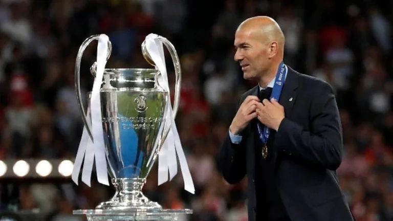 Real Madrid published a video from the strip store: This is Zidane's motivating speech in the final against Juvenus.