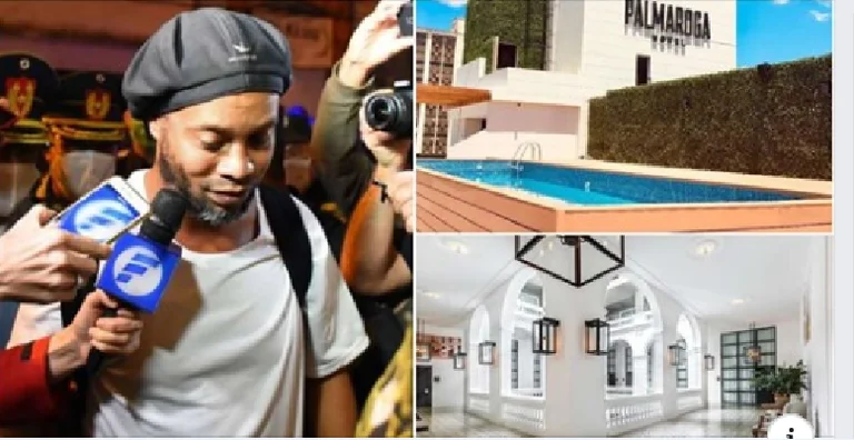 Inside the presidential suite where Ronaldinho will remain under house arrest