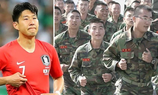 Heung-min Fils dans l'armée: combats de feu, simulations d'armes chimiques, 30 km de marche, 40 kilos de poids