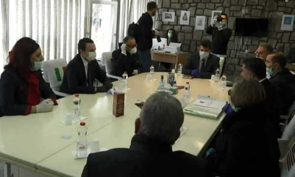 Haziri Kurti meets, media doors shut because of the coronary