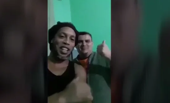 Ronaldinho sends video messages from prison