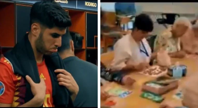 The situation out of control in Spain with coronary: Enrice's thrilling video warms the heart
