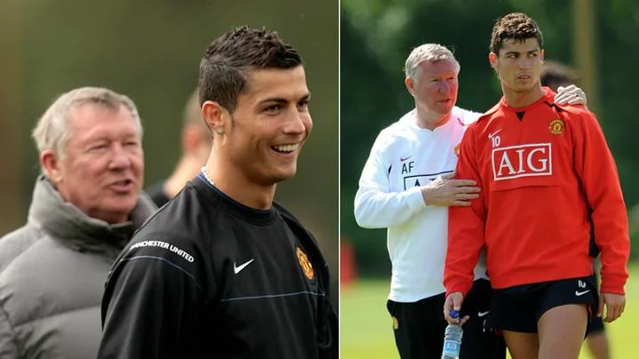 Ferguson ha rimosso il giocatore di calcio dal club a causa di Cristiano Ronaldo.
