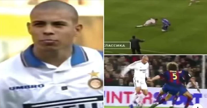 Ronaldo Nazario's video by humiliating legendary defenders shows how unstoppable he was.