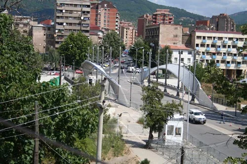 Staatsoberhäupter schweigend von Maßnahmen Serbien nahm im Norden des Kosovo
