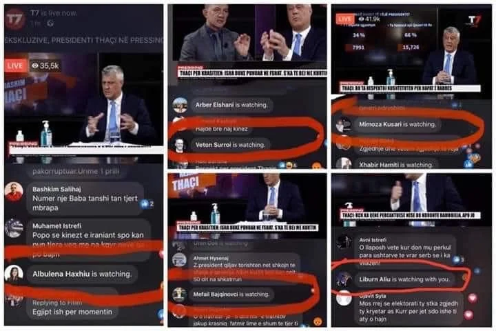 Les responsables de la VVA présents à l'interview de Thaci, Behrahaj: Professeur terminé pour ce soir. Dormir maintenant (Photo)