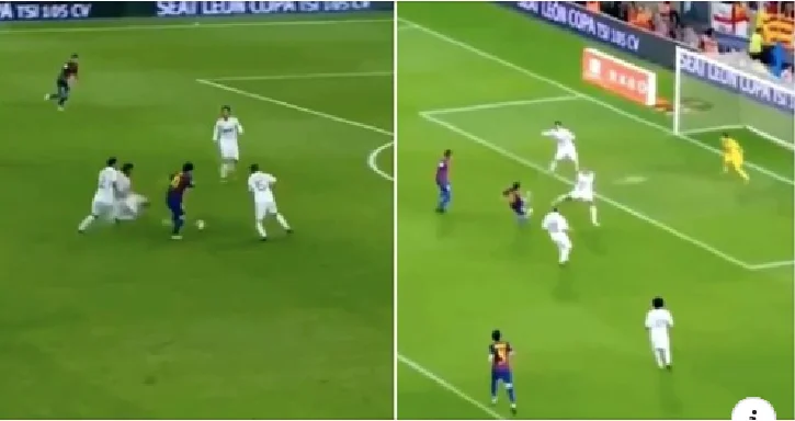 The brilliant viral video shows that no one has dominated it. El Classico like Messy