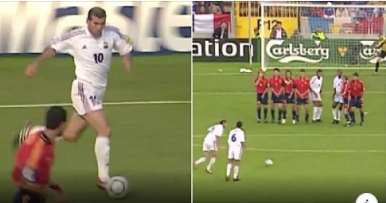 Zidane's View Against Spain at Euro 2000 is the definition of perfection